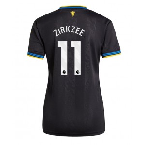 Fotbalové Dres Manchester United Joshua Zirkzee #11 Dámské Třetí Oblečení 2025-26 Krátký Rukáv
